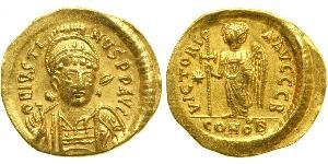 1 Solidus Byzantine Empire (330-1453) Gold 