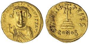 1 Solidus Byzantine Empire (330-1453) Gold Constans II (630-668)