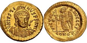 1 Solidus Byzantine Empire (330-1453) Gold 