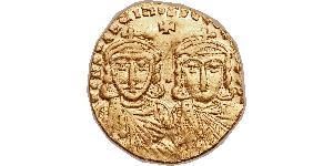 1 Solidus Byzantine Empire (330-1453) Gold Constantine V (718-775) 