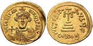 1 Solidus Byzantine Empire (330-1453) Gold Constans II (630-668)