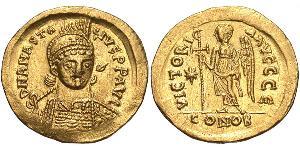 1 Solidus Byzantine Empire (330-1453) Gold Anastasius I (430-518)