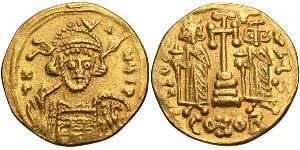 1 Solidus Byzantine Empire (330-1453) Gold Constantine IV (652-685)