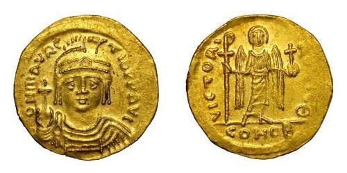 1 Solidus Byzantine Empire (330-1453) Gold Maurice Tiberius (539-602)