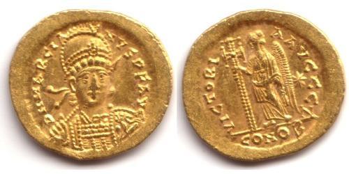 1 Solidus Byzantine Empire (330-1453) Gold Marcian (392-457)