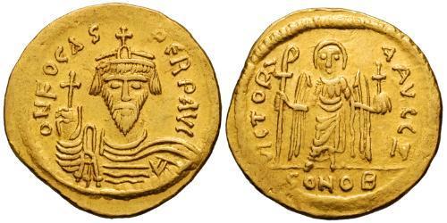 1 Solidus Byzantine Empire (330-1453) Gold Phocas(?-610)