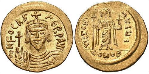 1 Solidus Byzantine Empire (330-1453) Gold Phocas(?-610)