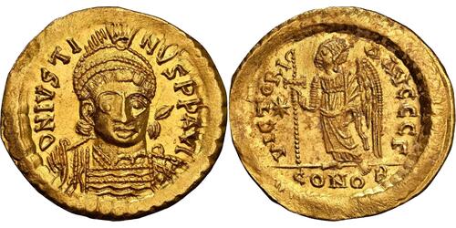 1 Solidus Byzantine Empire (330-1453) Gold 