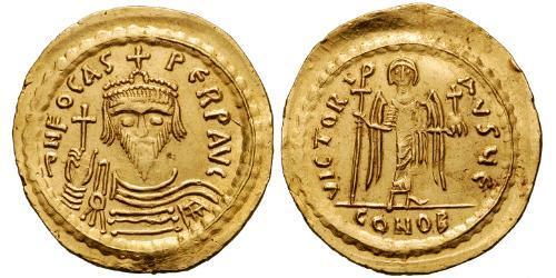 1 Solidus Byzantine Empire (330-1453) Gold Phocas(?-610)