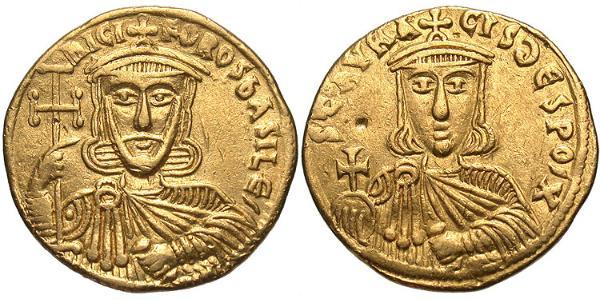 1 Solidus Byzantine Empire (330-1453) Gold Nikephoros I Logothetes(760-811)