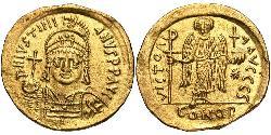 1 Solidus Byzantinisches Reich (330-1453) Gold Justinian I (482-565)