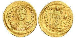 1 Solidus Byzantinisches Reich (330-1453) Gold Justinian I (482-565)