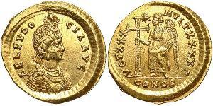 1 Solidus Byzantinisches Reich (330-1453) Gold Aelia Eudocia Augusta (401-460)