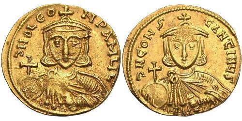 1 Solidus Byzantinisches Reich (330-1453) Gold Leo III (685-741)