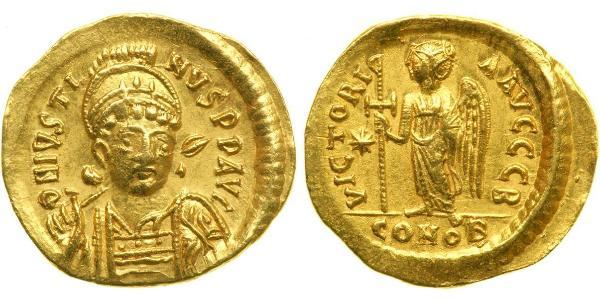 1 Solidus Byzantinisches Reich (330-1453) Gold 