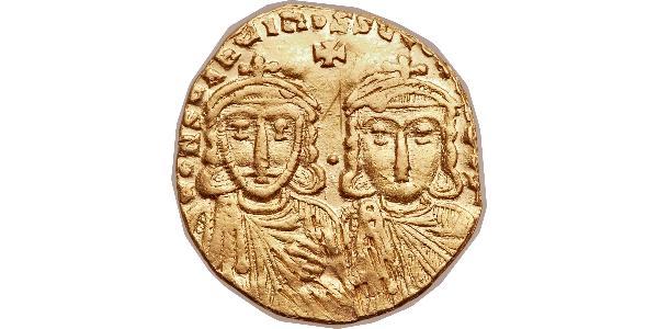 1 Solidus Byzantinisches Reich (330-1453) Gold Konstantin V (718-775) 