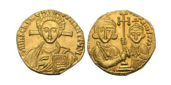 1 Solidus Byzantinisches Reich (330-1453) Gold 