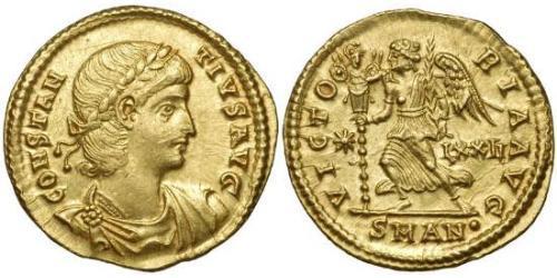 1 Solidus Roman Empire (27BC-395) Gold Constantius II (317 - 361)