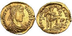 1 Solidus Western Roman Empire (285-476) Gold Constantine III (?-411) 