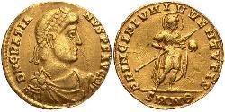 1 Solidus Western Roman Empire (285-476) Gold Gratian (359-383)