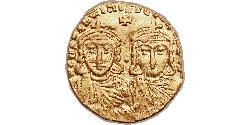 1 Solidus Byzantine Empire (330-1453) Gold Constantine V (718-775) 