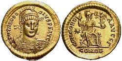 1 Solidus Empire byzantin (330-1453) Or Théodose II (401-450)