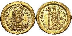 1 Solidus Empire byzantin (330-1453) Or Marcien (392-457)