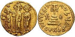 1 Solidus Empire byzantin (330-1453) Or Héraclius (575-641)