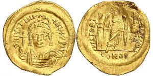 1 Solidus Empire byzantin (330-1453) Or Justinien I (482-565)