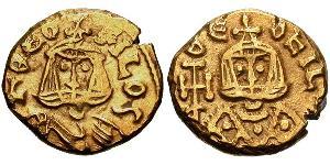 1 Solidus Empire byzantin (330-1453) Or Théophile (813-842)