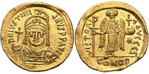 1 Solidus Empire byzantin (330-1453) Or Justinien I (482-565)