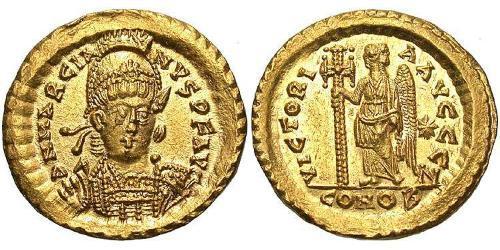 1 Solidus Empire byzantin (330-1453) Or Marcien (392-457)