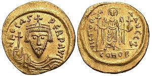 1 Solidus Imperio bizantino (330-1453) Oro Phocas(?-610)