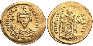 1 Solidus Imperio bizantino (330-1453) Oro Phocas(?-610)