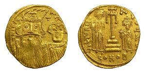 1 Solidus Imperio bizantino (330-1453) Oro Constans II (630-668)