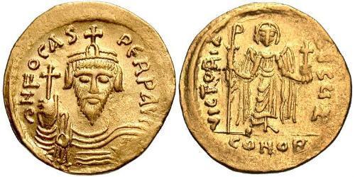 1 Solidus Imperio bizantino (330-1453) Oro Phocas(?-610)