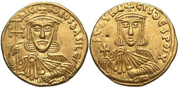 1 Solidus Imperio bizantino (330-1453) Oro Nicéforo I Logothetes (760-811)