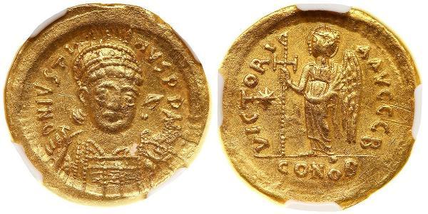 1 Solidus Imperio bizantino (330-1453) Oro 