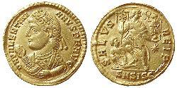 1 Solidus Imperio romano (27BC-395) Oro Valentiniano I (321-375)