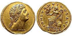 1 Solidus Imperio romano (27BC-395) Oro Constantino I (272 - 337)