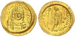 1 Solidus Impero bizantino (330-1453) Oro Giustiniano I (482-565)