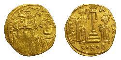 1 Solidus Impero bizantino (330-1453) Oro Constans II (630-668)