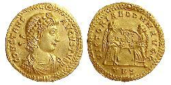 1 Solidus Impero bizantino (330-1453) Oro Costante I (320-350)