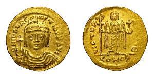 1 Solidus Impero bizantino (330-1453) Oro Maurizio Tiberio (539-602)