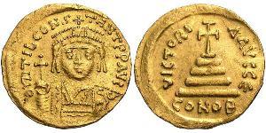 1 Solidus Impero bizantino (330-1453) Oro Tiberio II (535-582)