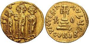 1 Solidus Impero bizantino (330-1453) Oro Eraclio (575-641)