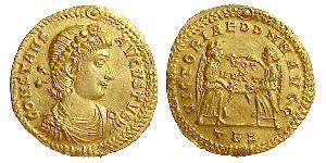 1 Solidus Impero bizantino (330-1453) Oro Costante I (320-350)