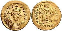 1 Solidus Византийская империя (330-1453) Золото Phocas(?-610)