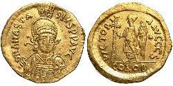 1 Solidus Византийская империя (330-1453) Золото Анастасий I (430-518)