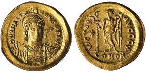1 Solidus Византийская империя (330-1453) Золото Юстиниан I (482-565)
